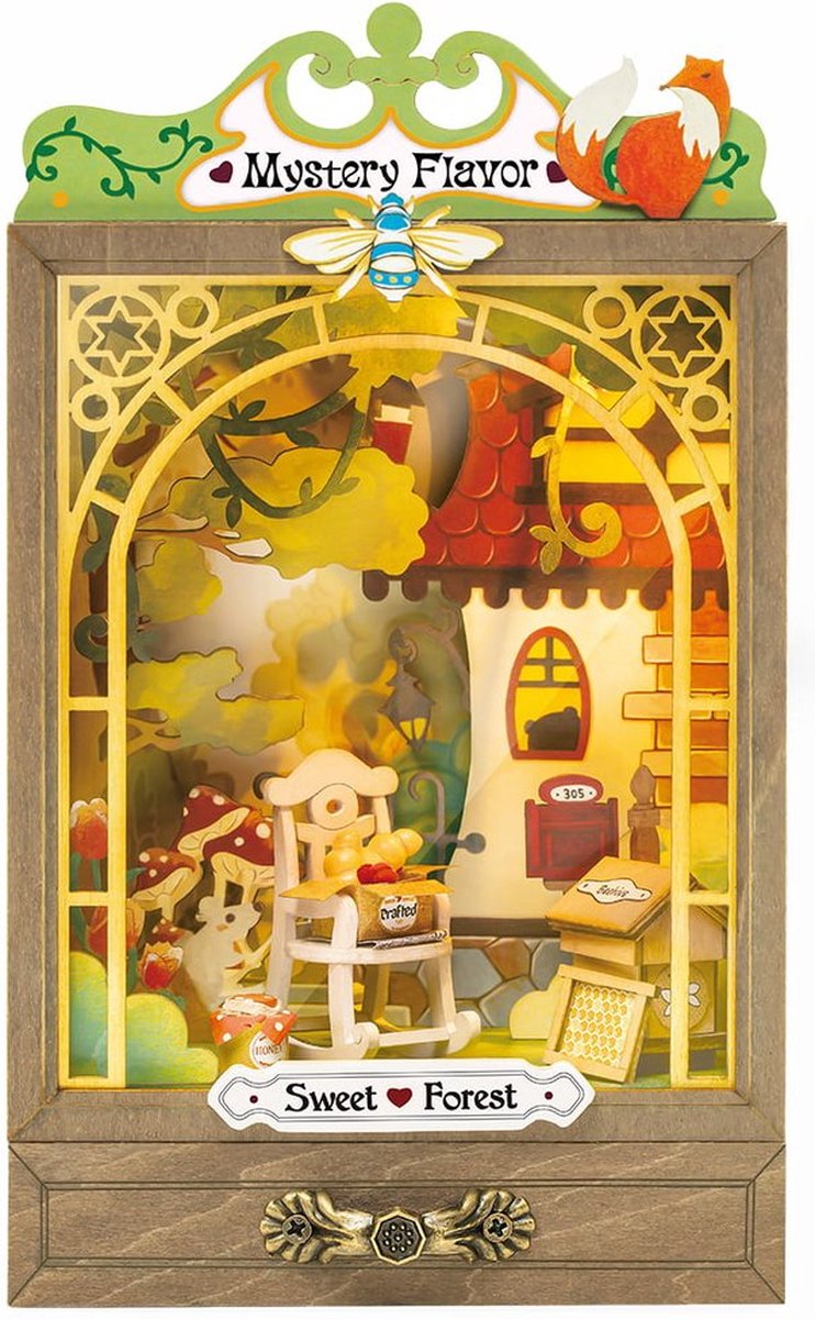 Robotime Sweet Forest | DIY miniatuurhuisje | Dollhouse Box Theater | DS026